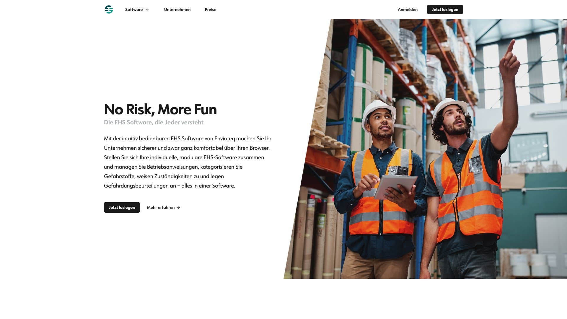 EnvioTeq Website Screenshot